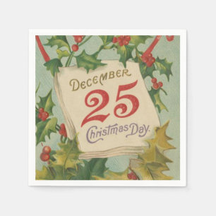 Serviette En Papier 25 décembre jour de Noël