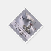 Serviette En Papier 25e cabinet Anniversary Cross Host (Coin)