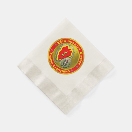 Serviette En Papier 25e division d'infanterie (Coin)