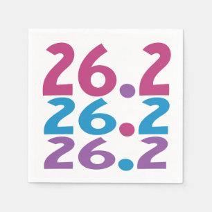 Serviette En Papier 26.2 marathonien - Marathon Runner thème