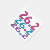 Serviette En Papier 26.2 marathonien - Marathon Runner thème (Coin)