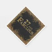 Serviette En Papier 27e anniversaire  (Coin)