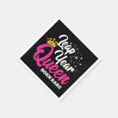 Serviette En Papier 29 fév Année bissextile Reine Jour bissextile Anni (Coin)