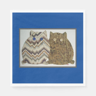 Serviette En Papier 2 Fat Cats #1