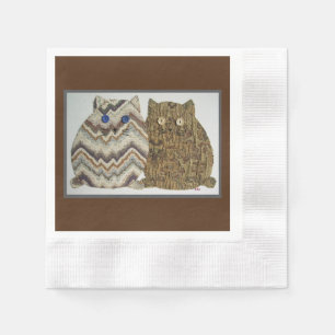 Serviette En Papier 2 Fat Cats #1