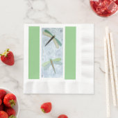 Serviette En Papier 2 libellules #1 (En situation)
