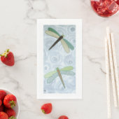 Serviette En Papier 2 libellules #1 (En situation)