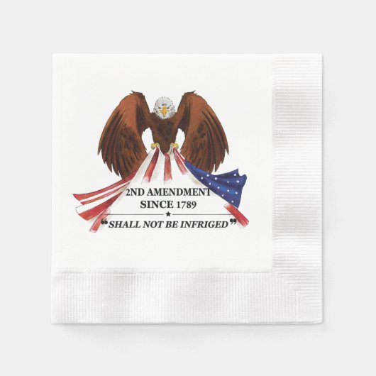 Serviette En Papier 2e amendement Oreiller (Devant)