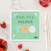 Serviette En Papier 2e anniversaire Par-tee Golf (En situation)