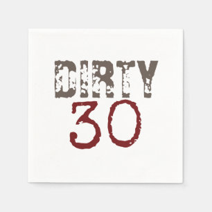 Serviette En Papier 30 30e anniversaire serviettes