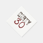 Serviette En Papier 30 30e anniversaire serviettes (Coin)