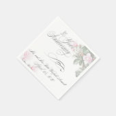 Serviette En Papier 30 ans Roses roses roses Karen (Coin)