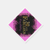 Serviette En Papier 30e anniversaire  (Coin)