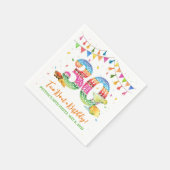 Serviette En Papier 30e anniversaire Fiesta Napkin (Coin)