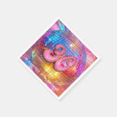 Serviette En Papier 30e anniversaire Gold Pink Parties scintillant Dis (Coin)