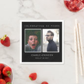 Serviette En Papier 30e anniversaire photo coller serviettes (En situation)