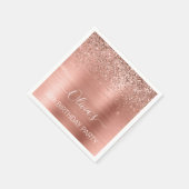 Serviette En Papier 30e anniversaire Rose Gold - Parties scintillant r (Coin)