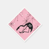 Serviette En Papier 30th Birthday MidCentury Modern Atomic Starburst (Coin)