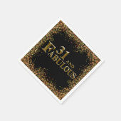 Serviette En Papier 31e anniversaire  (Coin)