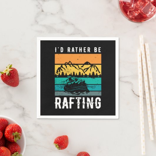 Serviette En Papier 32.Id Plutôt Être Rafting (En situation)