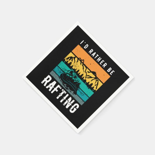Serviette En Papier 32.Id Plutôt Être Rafting (Coin)