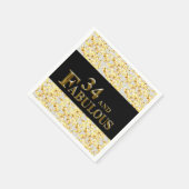 Serviette En Papier 34e anniversaire (Coin)