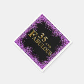 Serviette En Papier 35e anniversaire  (Coin)