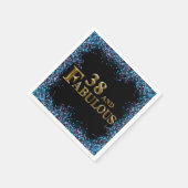 Serviette En Papier 38e anniversaire (Coin)