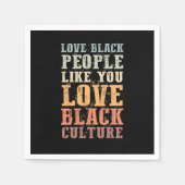 Serviette En Papier 3 Black History Mois Support Cadeau Manuel (Devant)