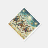 Serviette En Papier 3 hommes sages (Coin)