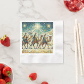 Serviette En Papier 3 hommes sages (En situation)