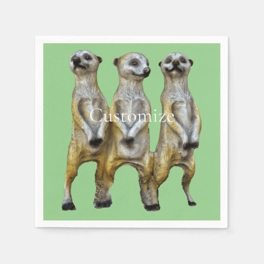 Serviette En Papier 3 Meerkats debats Thunder_Cove (Devant)