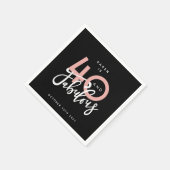 Serviette En Papier 40 et fabuleuse plaque en papier (Coin)
