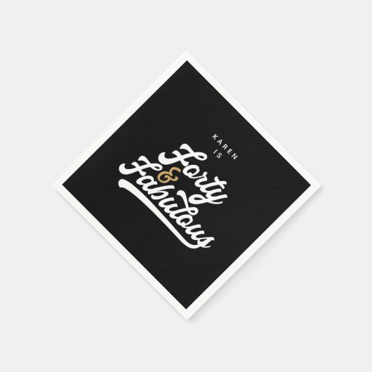 Serviette En Papier 40 et fabuleuses plaques en papier (Coin)