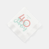 Serviette En Papier 40 et fabuleux (Coin)