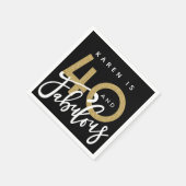 Serviette En Papier 40 et fabuleux serviettes de fête d'anniversaire (Coin)