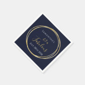 Serviette En Papier 40e anniversaire de la Marine (Coin)