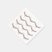 Serviette En Papier 40e anniversaire de Ruby Mariage serviettes person (Coin)