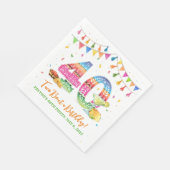 Serviette En Papier 40e anniversaire Fiesta Napkins (Coin)