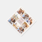 Serviette En Papier 40e anniversaire rose girly parties scintillant ph (Coin)