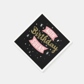 Serviette En Papier 40e Escouade d'anniversaire (Coin)