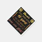 Serviette En Papier 40e Humour masculin (Coin)