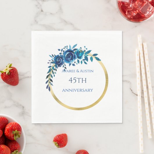 Serviette En Papier 45e et 65e édition du Sapphire (En situation)