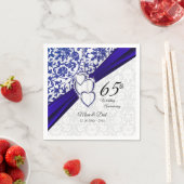 Serviette En Papier 45ème / 65ème anniversaire de Sapphire (En situation)