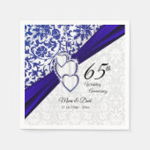 Serviette En Papier 45ème / 65ème anniversaire de Sapphire (Devant)