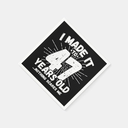 Serviette En Papier 47 Ans Mème sarcastique vieux drôle 47ème annivers (Coin)