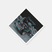 Serviette En Papier '47 Papier automobile classique serviettes (Coin)