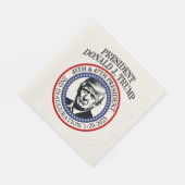 Serviette En Papier 47e président Donald Trump - Inauguration Keepsaké (Coin)