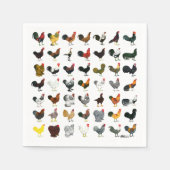 Serviette En Papier 49 Coq (Devant)