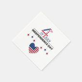 Serviette En Papier 4 juillet (Coin)